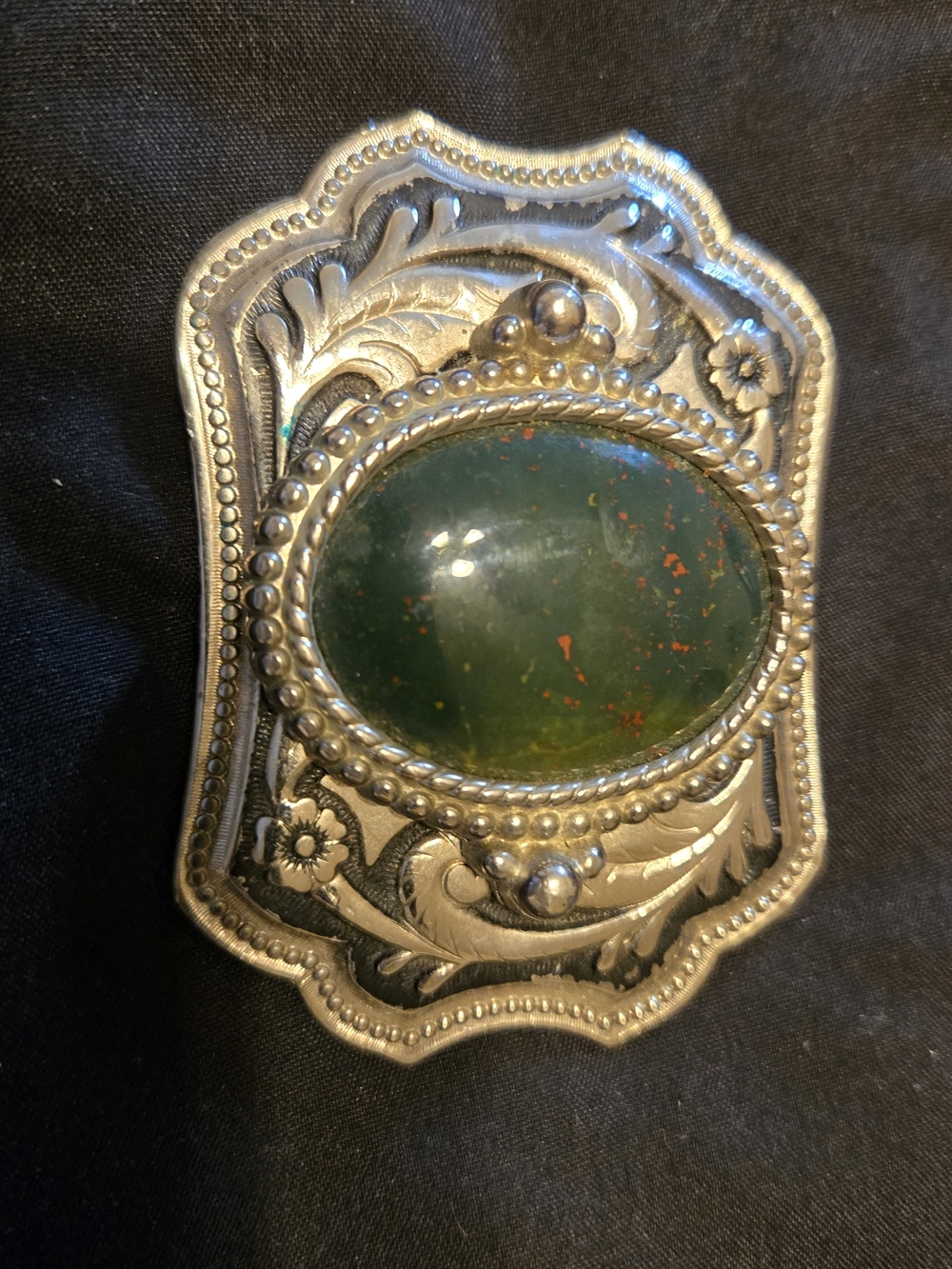 Vintage Silver Toned Belt Buckle